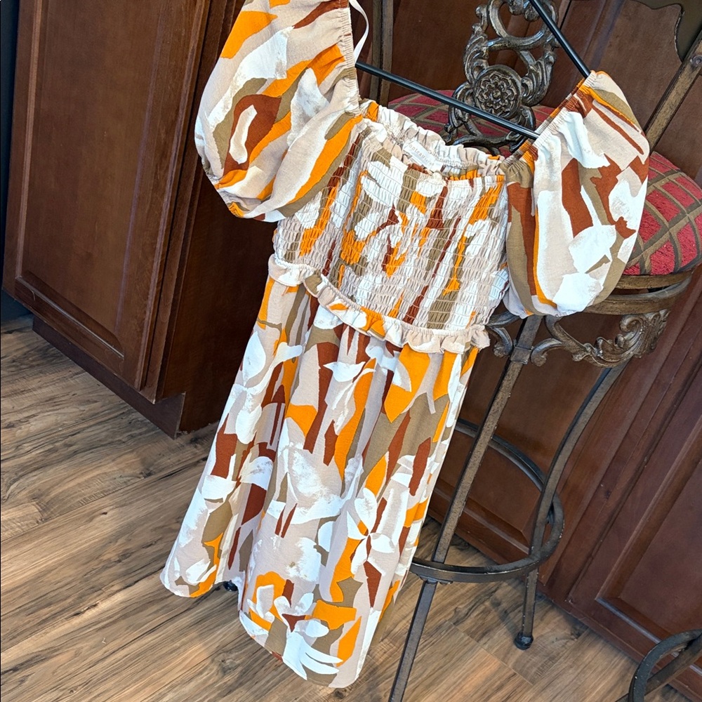 Monteau Multicolor Smocked Top